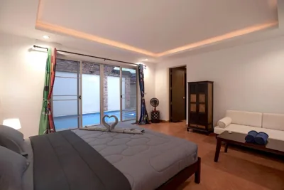 Balinese 3BR Pool Villa Freya, Spacious Courtyard, 70 m from Stay Wellbeing & Lifestyle – Photos 8